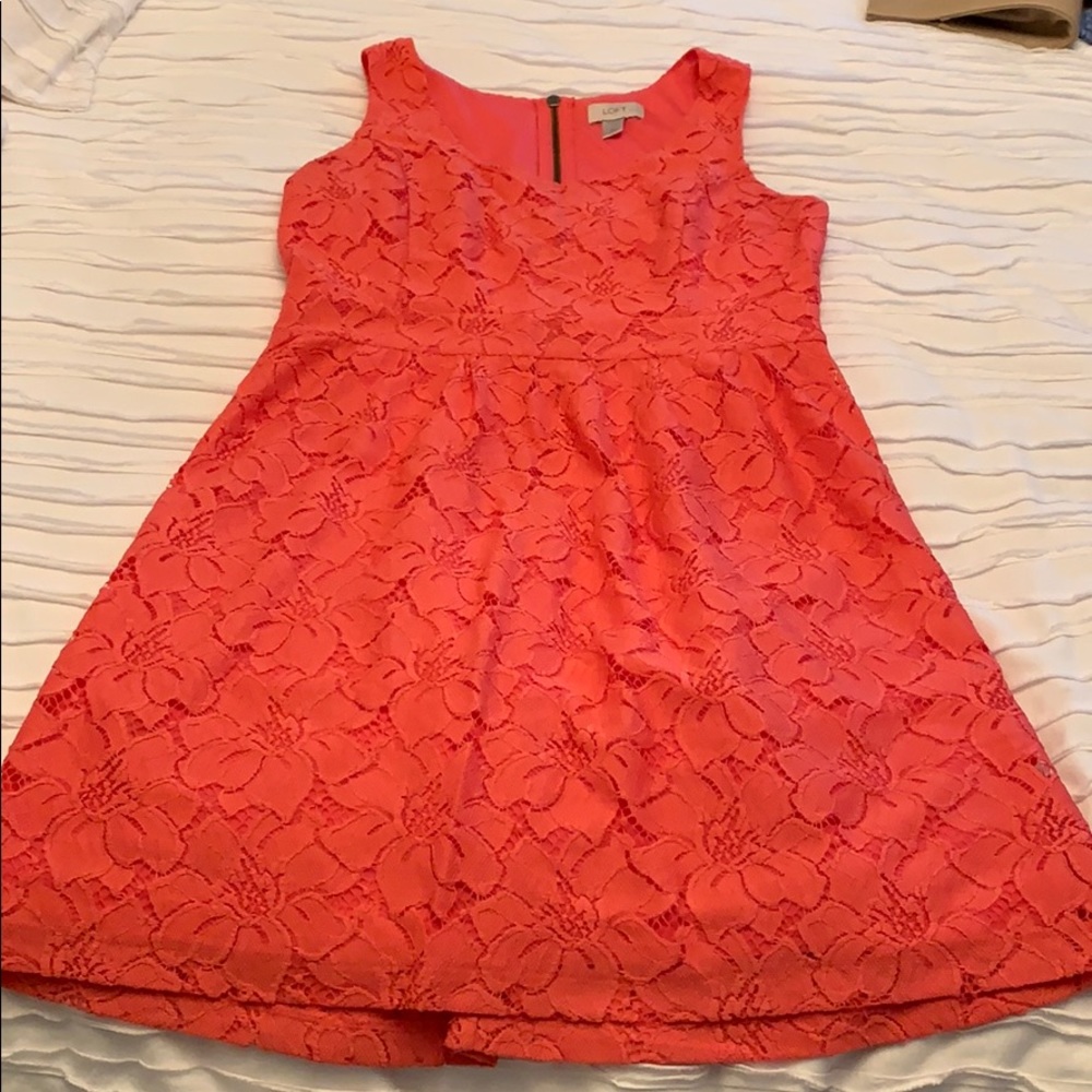 Loft Dress (Coral)